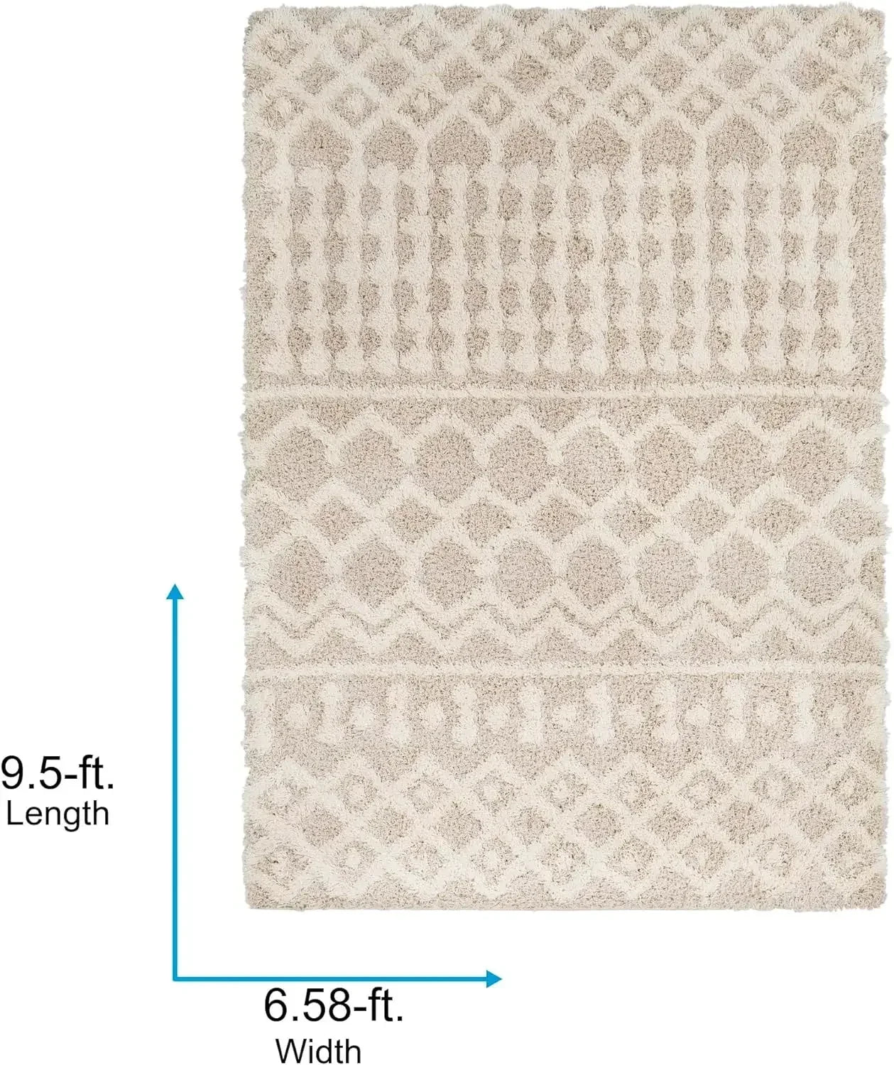 Modern Turkish Comfort Area Rug (6'7" x 9'6")